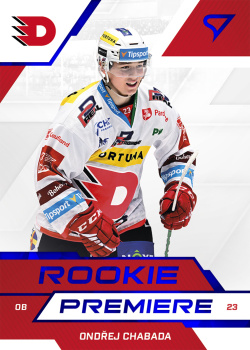 Ondrej Chabada Pardubice Tipsport ELH 2022/23 SportZoo 2. serie Rookie Premiere /149 #RP-18